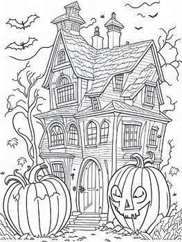 Home halloween coloring book spookey halloween coloring sheets
