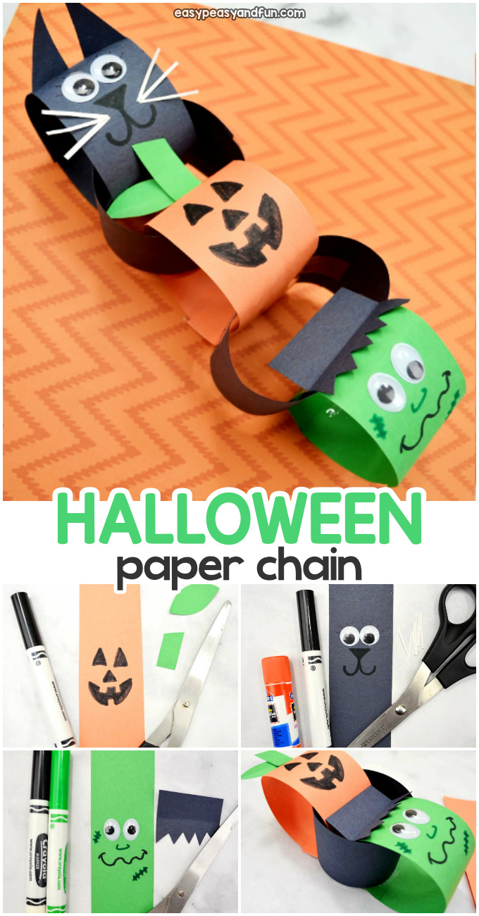 Halloween paper chains