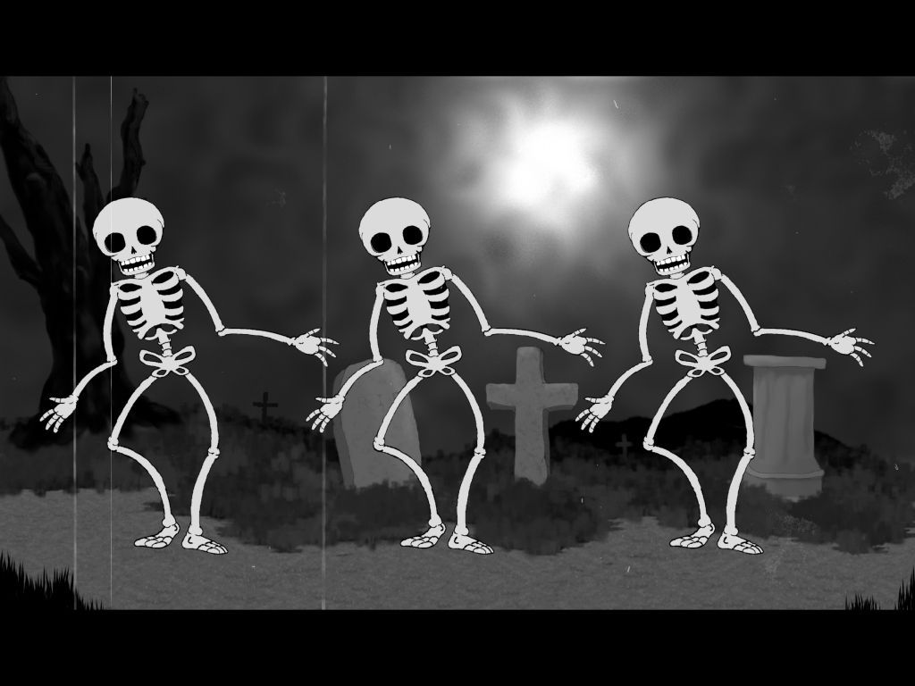 Halloween skeleton s on