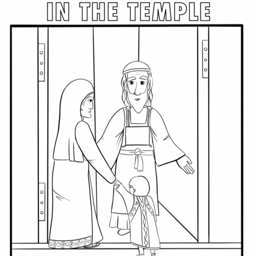 Hannah takes samuel to the temple â easy bible crafts for kids