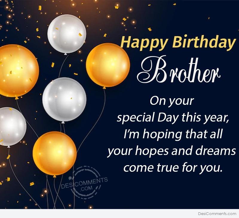 Birthday wishes for brother images pictures photos