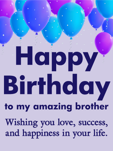 Happy birthday brother messages with images