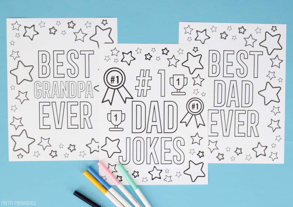 Fathers day printables