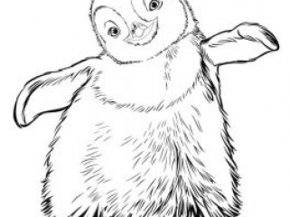 Best happy feet coloring pages for kids