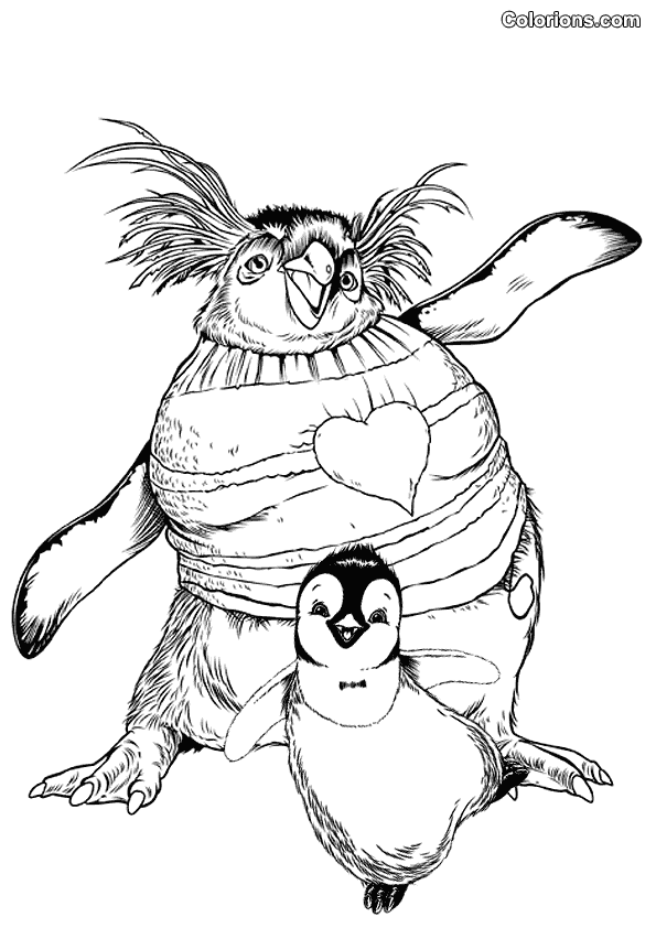 Happy feet two colouring pages penguin coloring pages coloring pages cool coloring pages