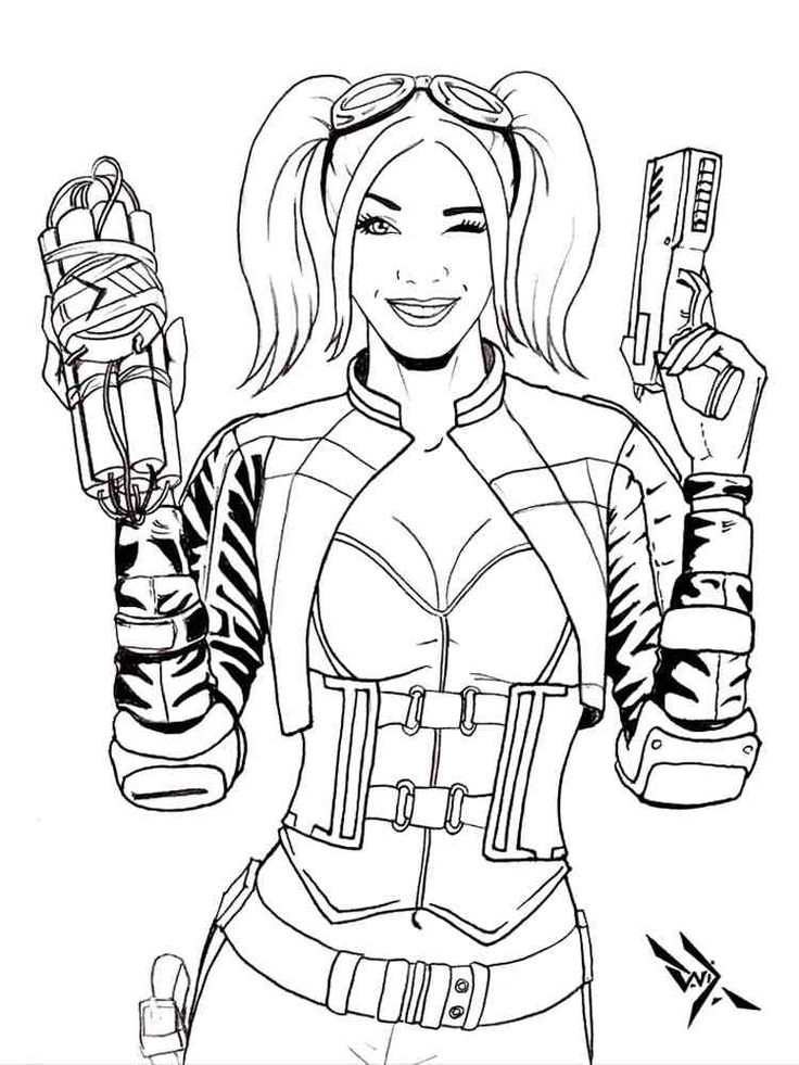 Harley quinn coloring pages harley quinn drawing harley quinn artwork harley quinn art