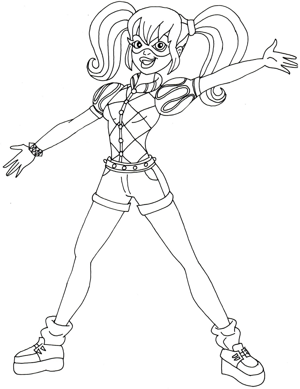 Harley quinn coloring pages