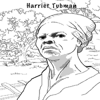 Harriet tubman coloring pages