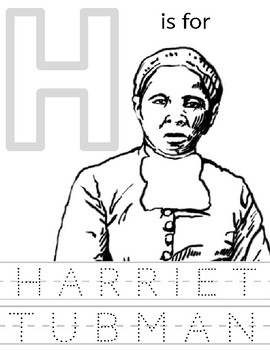 Harriet tubman coloring sheet by afrocentric montessori tpt