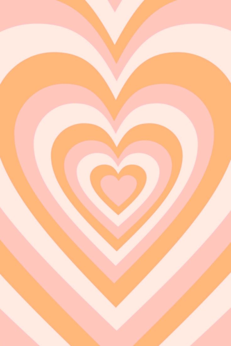 Orange heart background hippie wallpaper iphone wallpaper pattern heart wallpaper