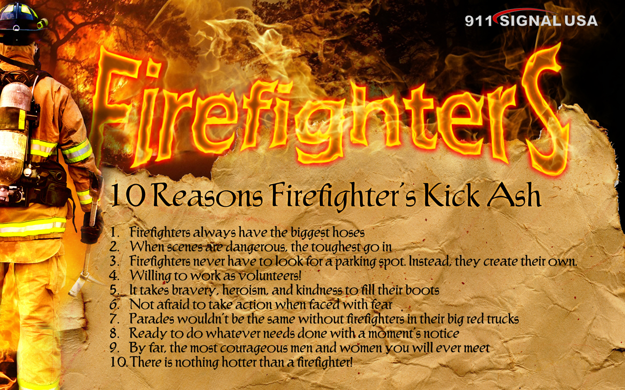 Free firefighter screensavers and wallpapers