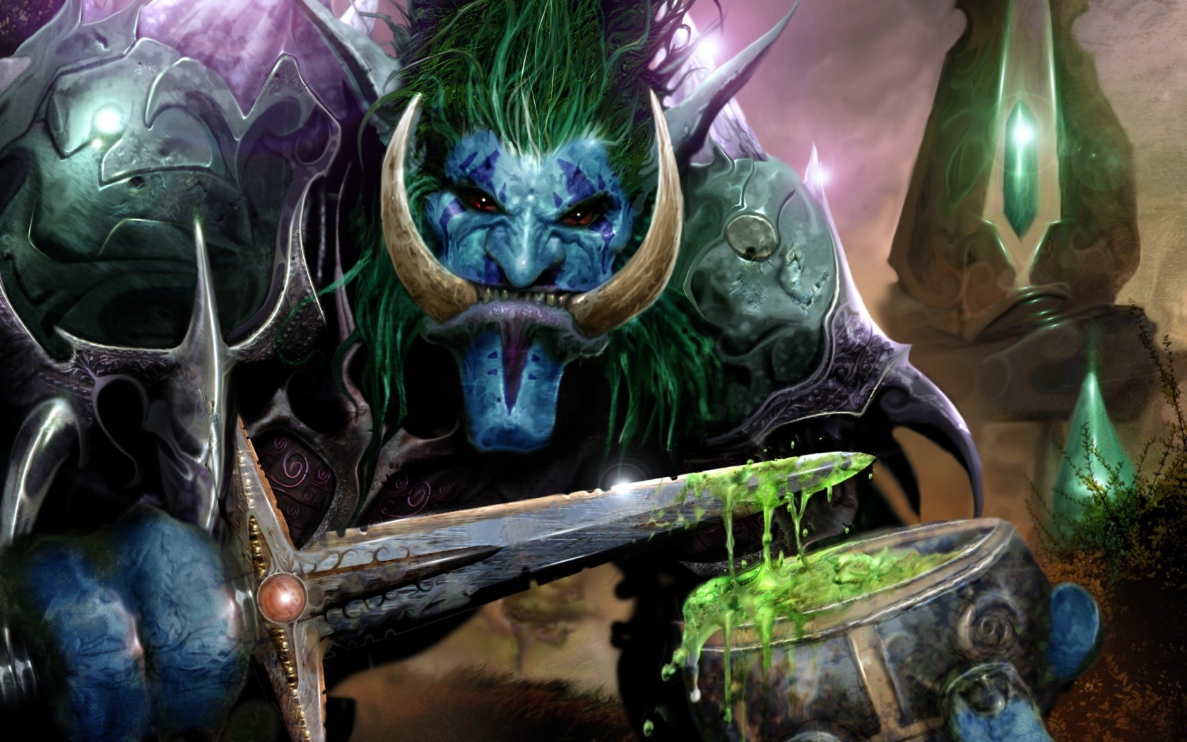 X hearthstone world of warcraft troll poison blade map wallpaper jpg