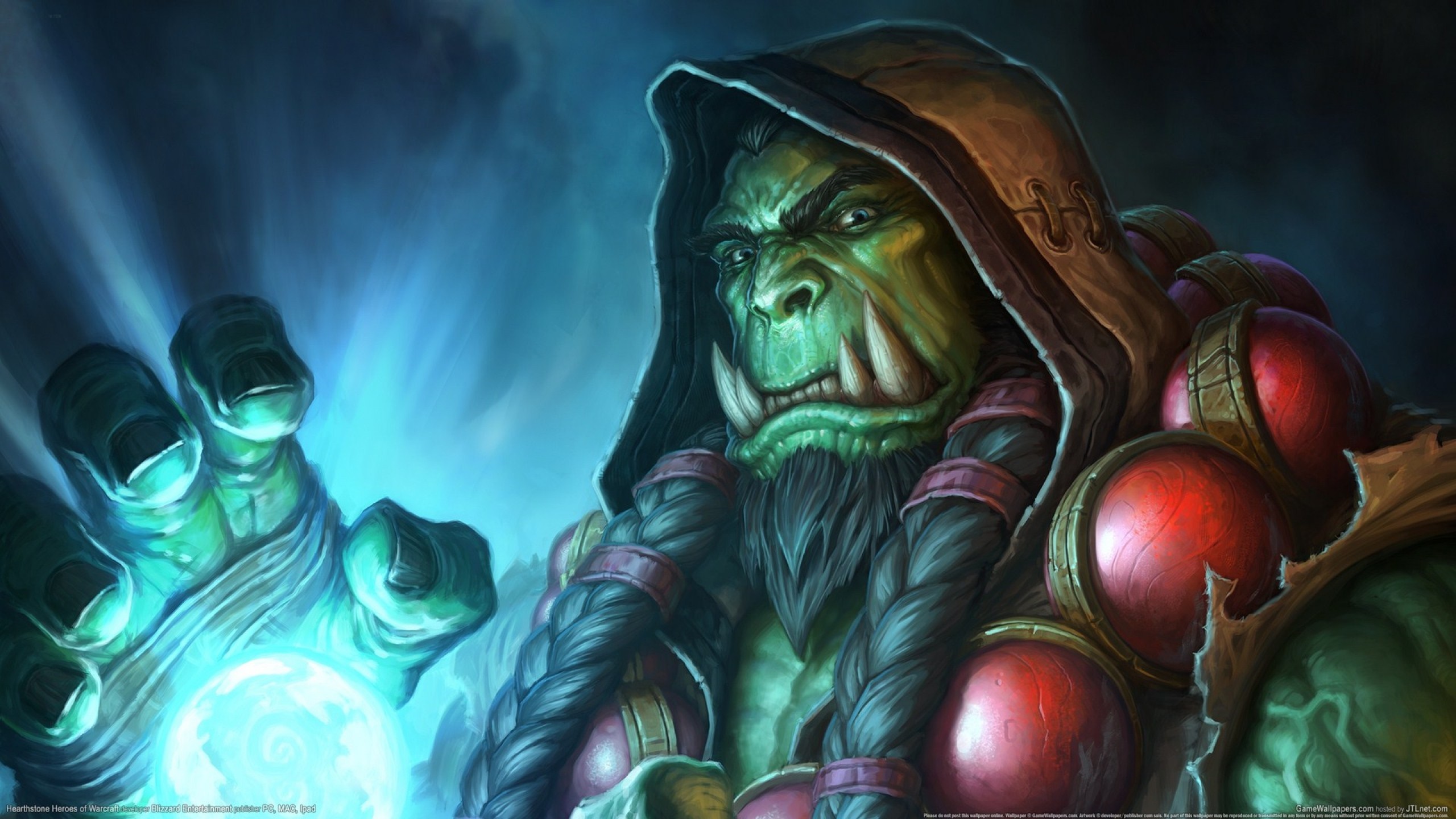 Illustration blizzard entertainment ics hearthstone heroes of warcraft warcraft thrall games screenshot puter wallpaper special effects pc game