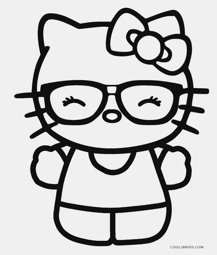 Free printable hello kitty coloring pages for pages coolbkids kitty coloring hello kitty colouring pages hello kitty printables
