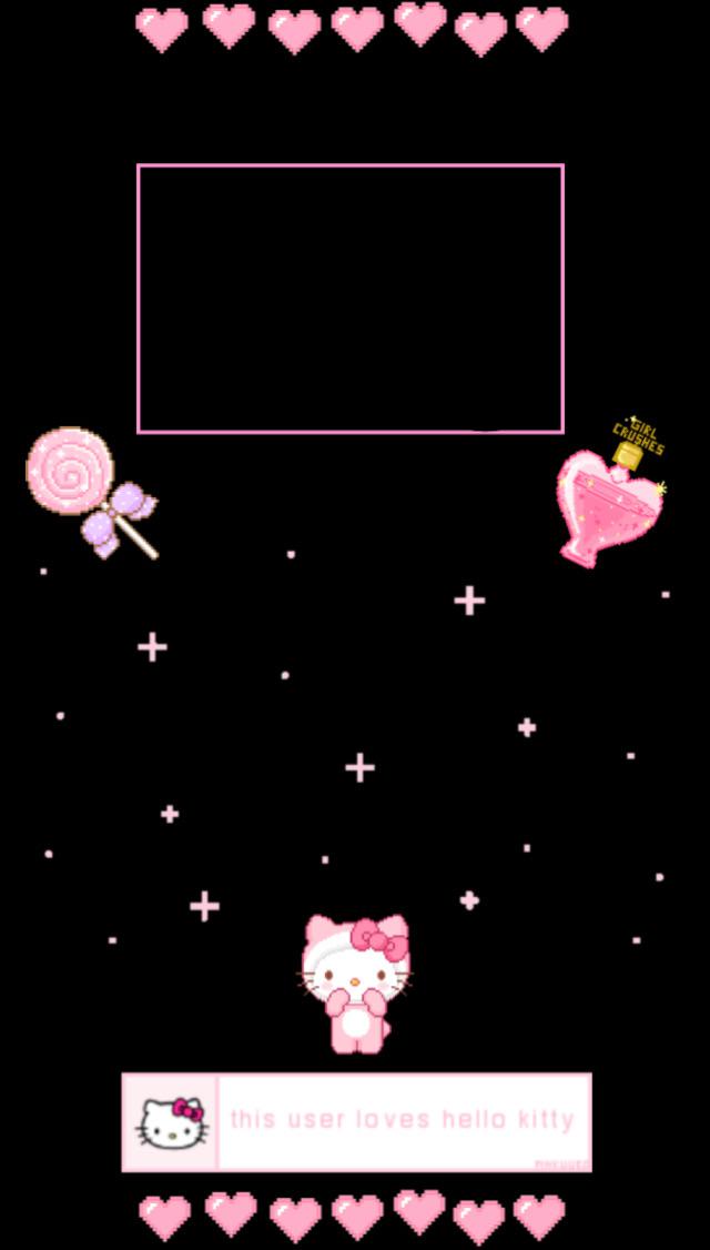 Heres an another wallpaper this one is for my lock screen idk i just made it cause its really boring and i just really like hellokitty ð r hellokitty
