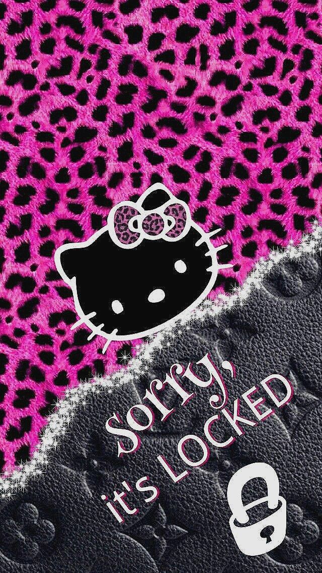 Lock screen hello kitty wallpaper for iphone