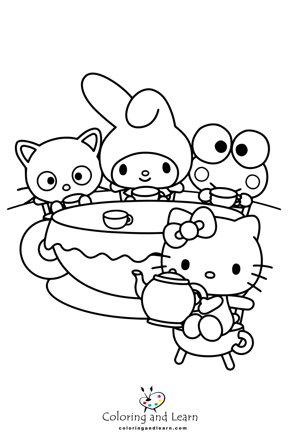 Sanrio coloring pages