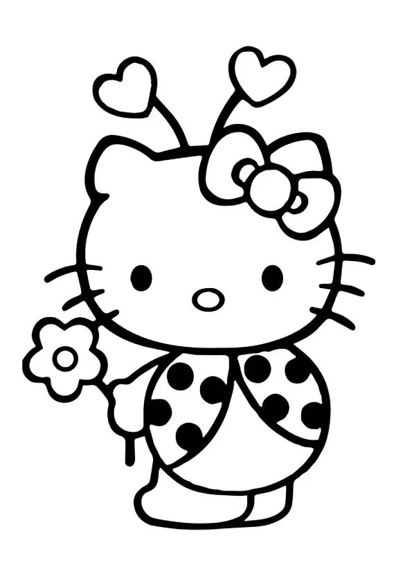 Coloring page hello kitty coloring hello kitty colouring pages kitty drawing