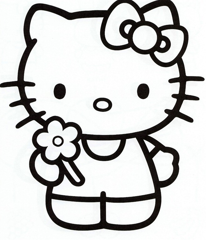 Hello kitty coloring pages archives