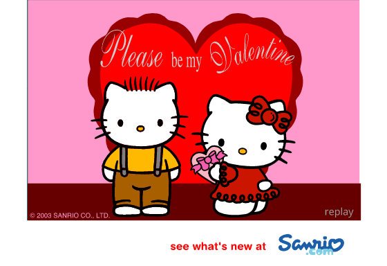 Hello kitty dear daniel valentines day e