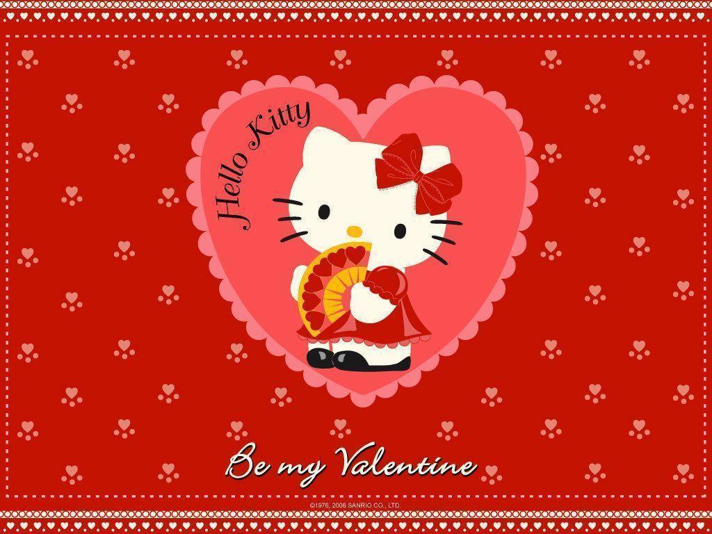 Hello kitty valentines wallpapers