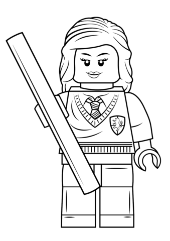 Lego hermione granger coloring page harry potter coloring pages lego harry potter coloring pages