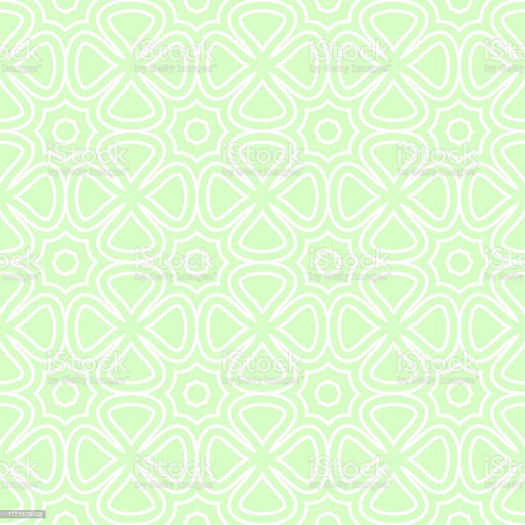 Pola latar belakang abstrak yang mulus wallpaper hijau ilustrasi vektor ilustrasi stok
