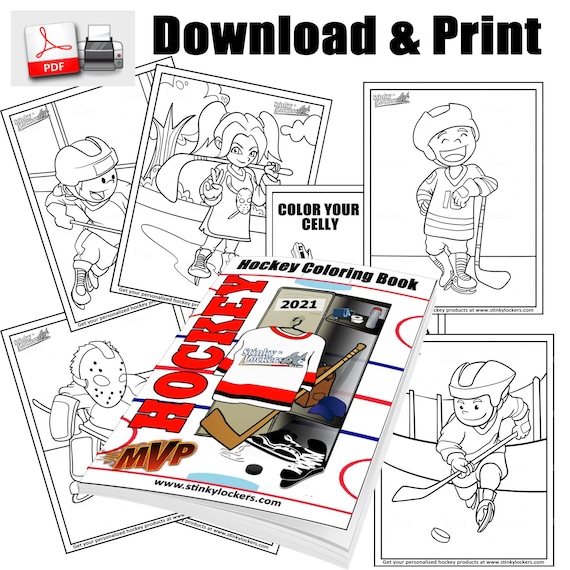 Hockey coloring pages printable ice hockey coloring sheets and reduce screen time and stress with our fun kids activity color sheets