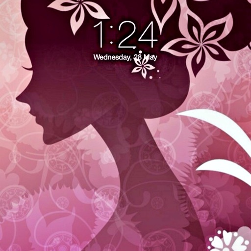 Girly girls designed home screen themes wallpapers apps