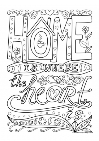 Home sweet home louring page