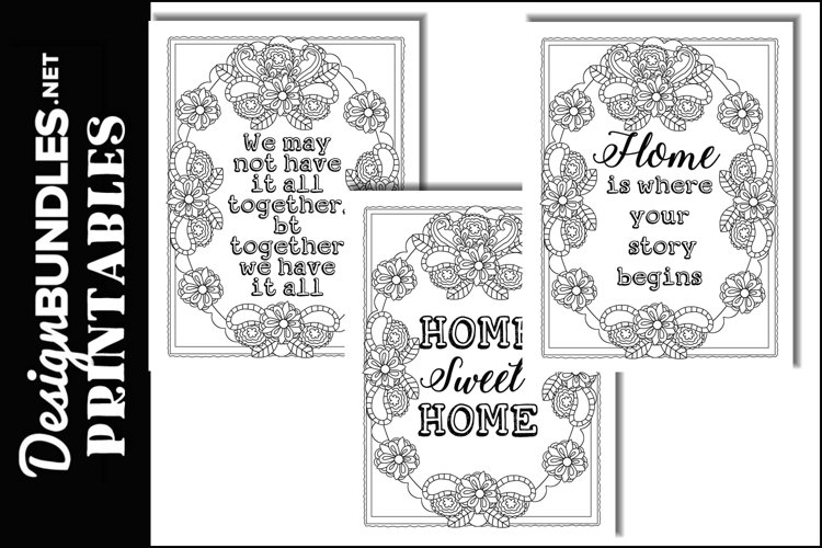 Home sweet home coloring pages