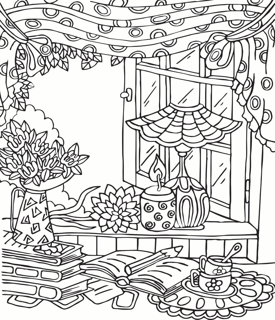 Home sweet home coloring book â dylanna press