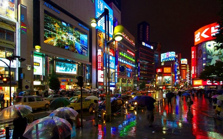 City rain night hong kong hd wallpapers desktop and mobile images photos