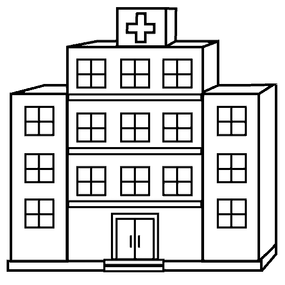 Hospital coloring page free coloring pages coloring pages for kids coloring pages