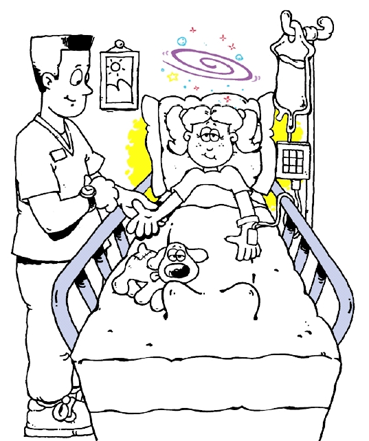 Surgery coloring sheet for kids waking up saint lukes health system