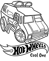 Printable hot wheels coloring pages