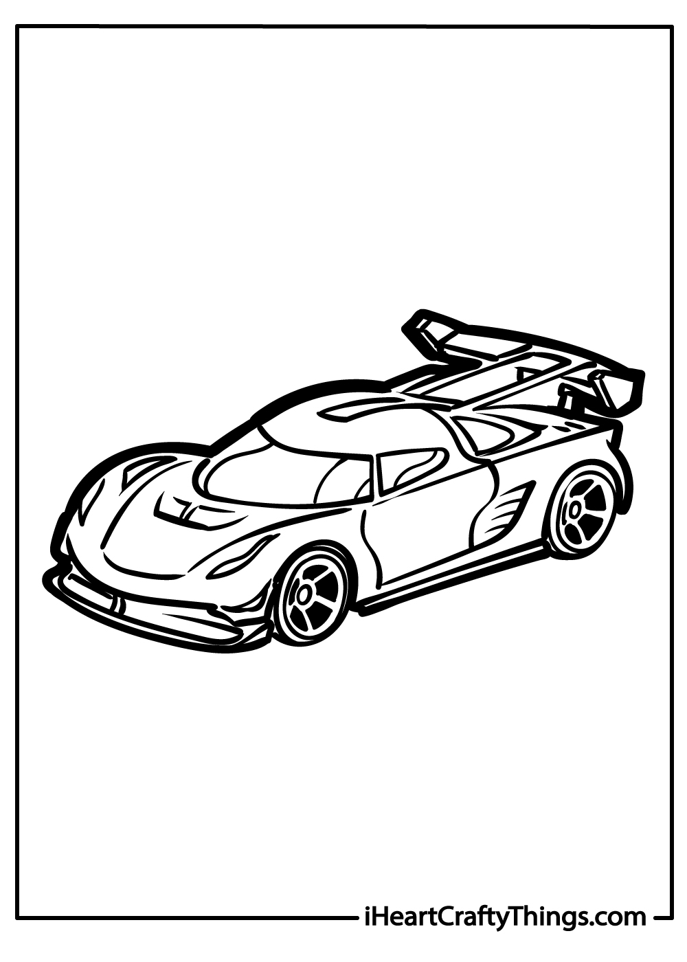 Hot wheels coloring pages free printables