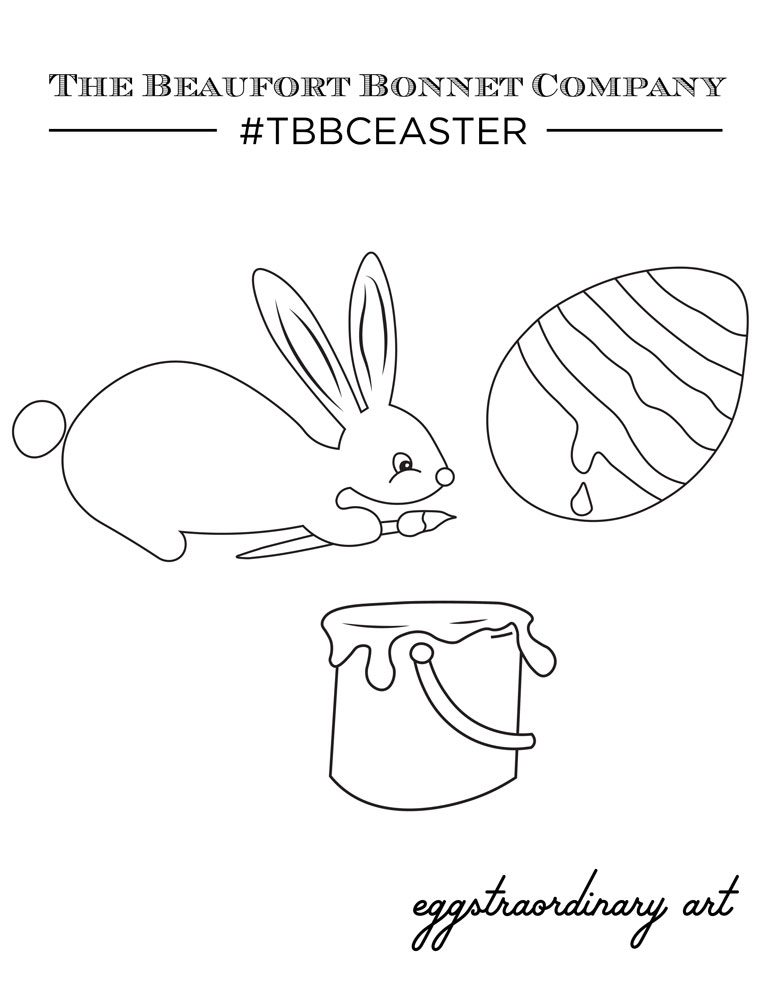 Eggstra cute easter coloring pages â the well to do review