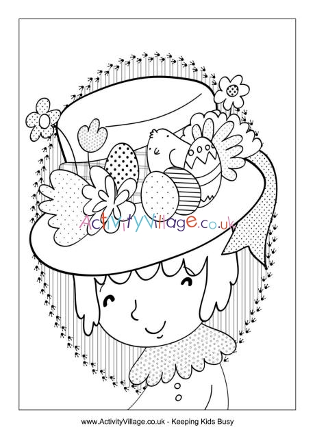 Easter bonnet louring page