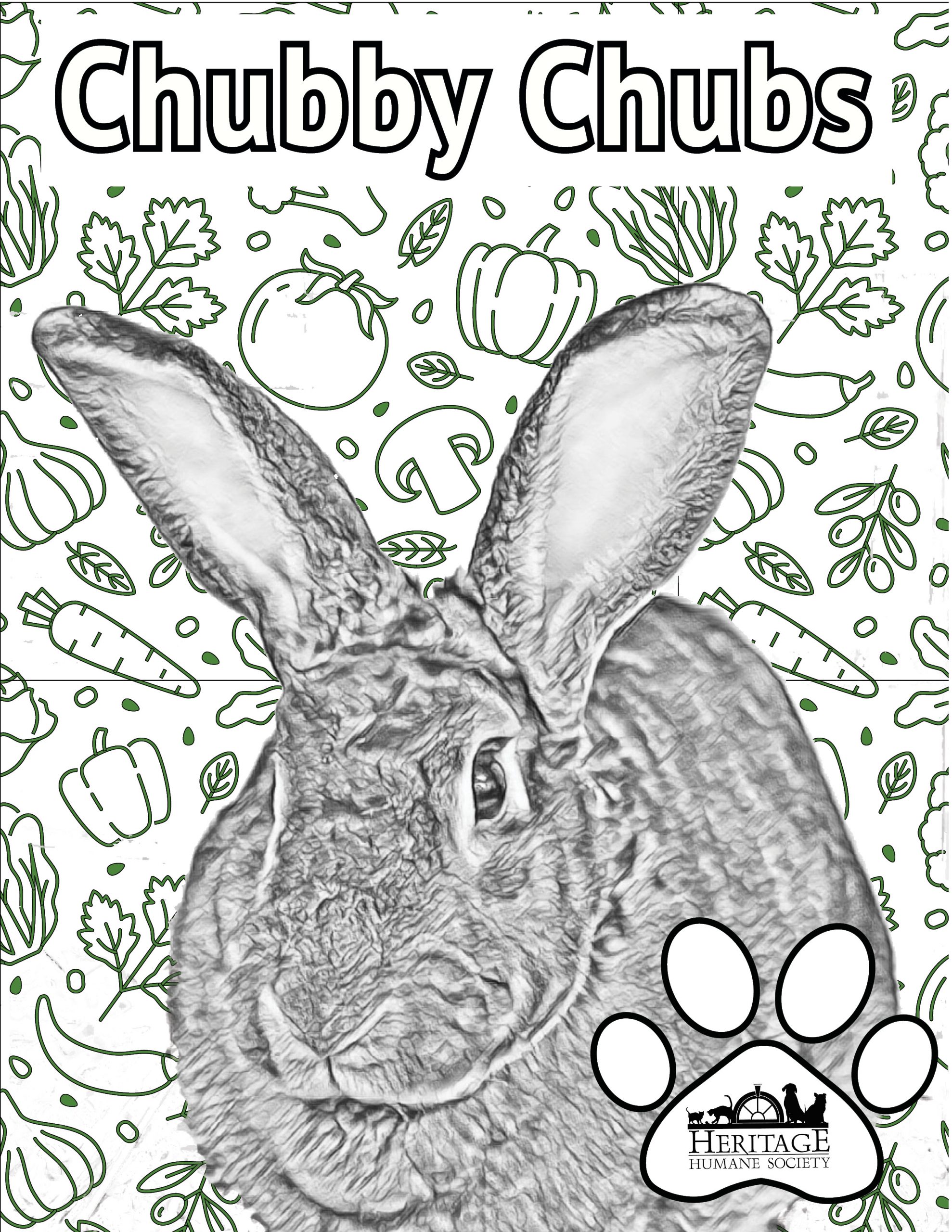 Coloring sheets featuring adoptable pets