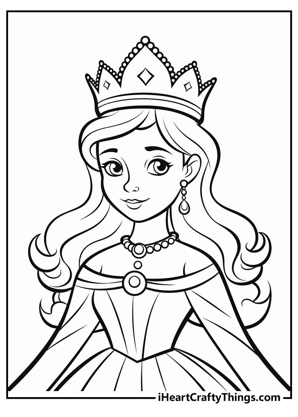 Queen coloring pages free printables