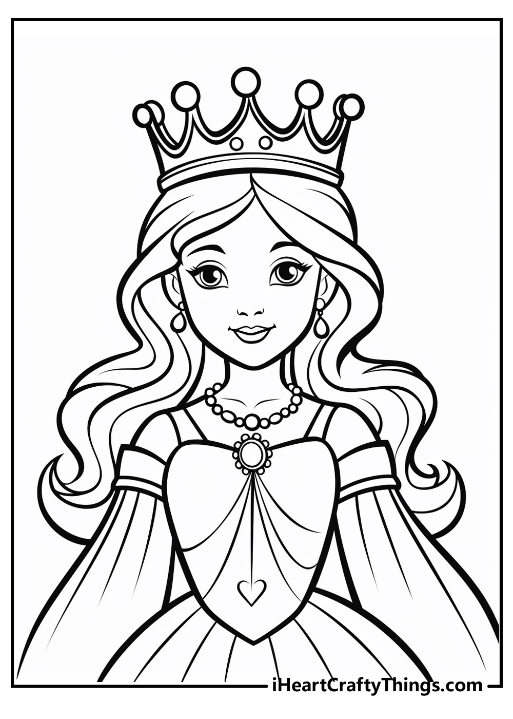 Queen coloring pages free printables
