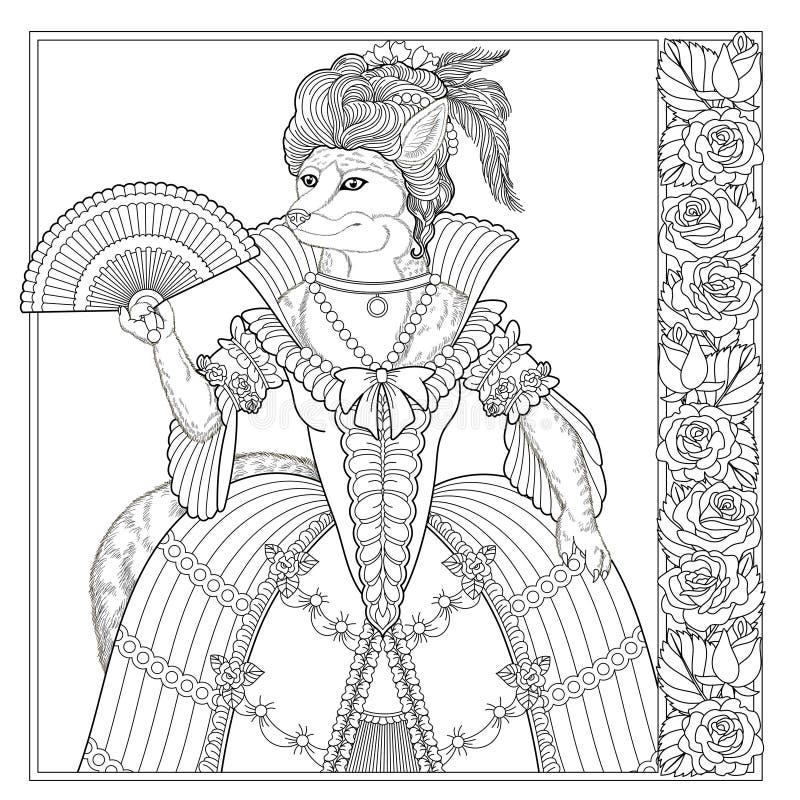 Queen colouring page stock illustrations â queen colouring page stock illustrations vectors clipart