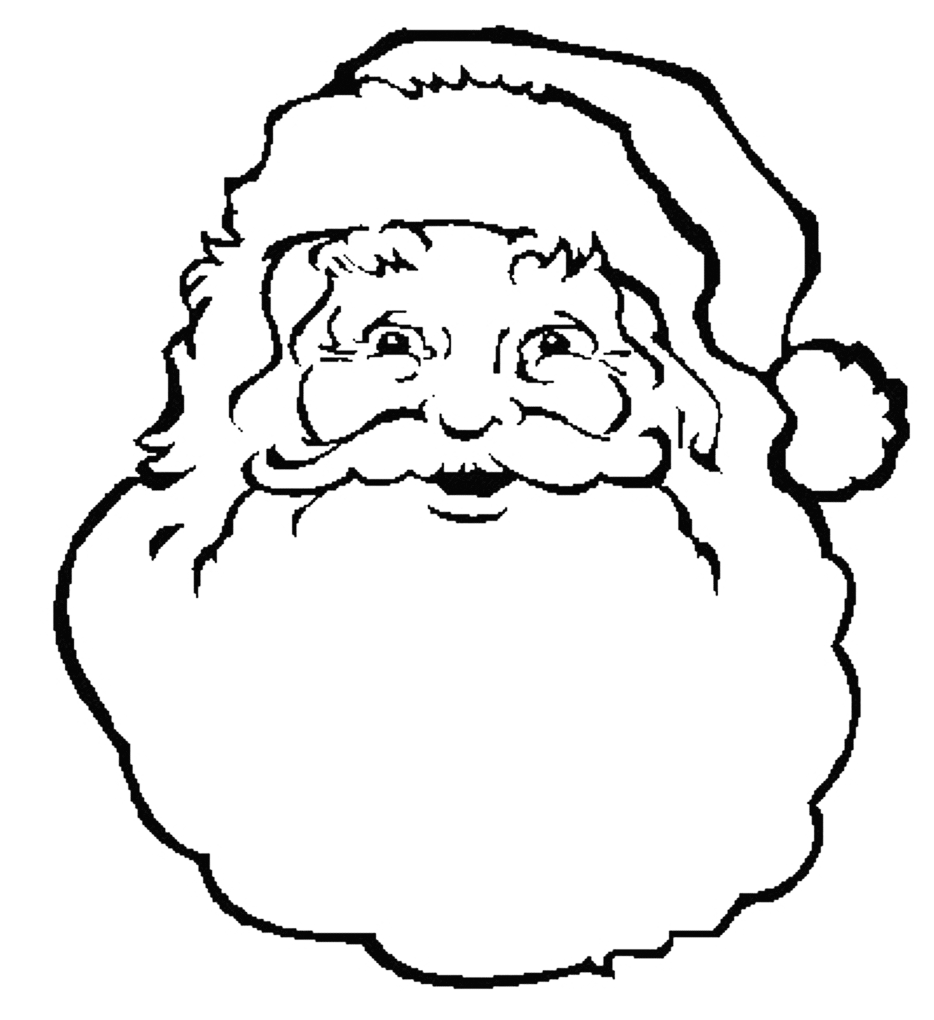 Free printable santa claus coloring pages for kids