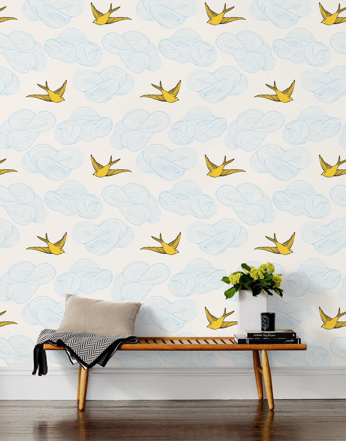 Peel and stick wallpaper hygee west