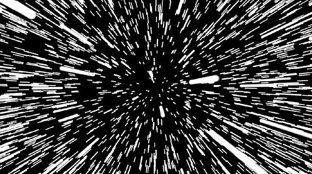 This is three different xp videos of going into hyper speed in outer space this is a mon effecâ star wars wallpaper star wars light star wars images