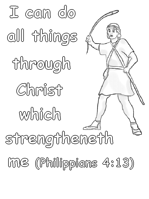 Philippians coloring page