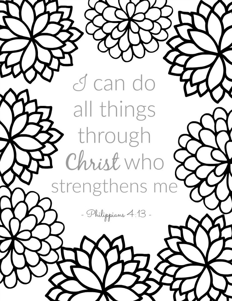 Free printable scripture verse coloring pages
