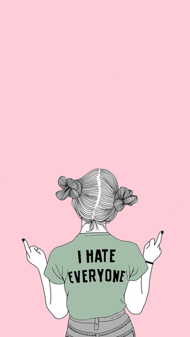 I hate everyone uploaded by insidebutera on we heart it