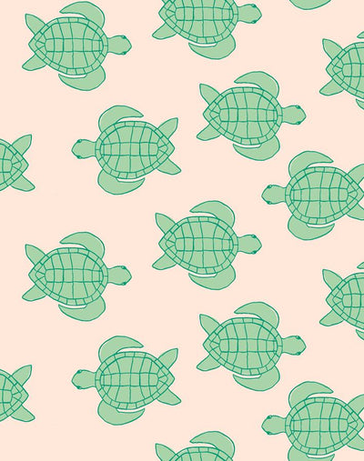 Trailing turtles wallpaper by tea collection
